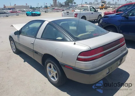 1991 Mitsubishi Eclipse из США, поврежденный, VIN 4A3CS34T2ME000259